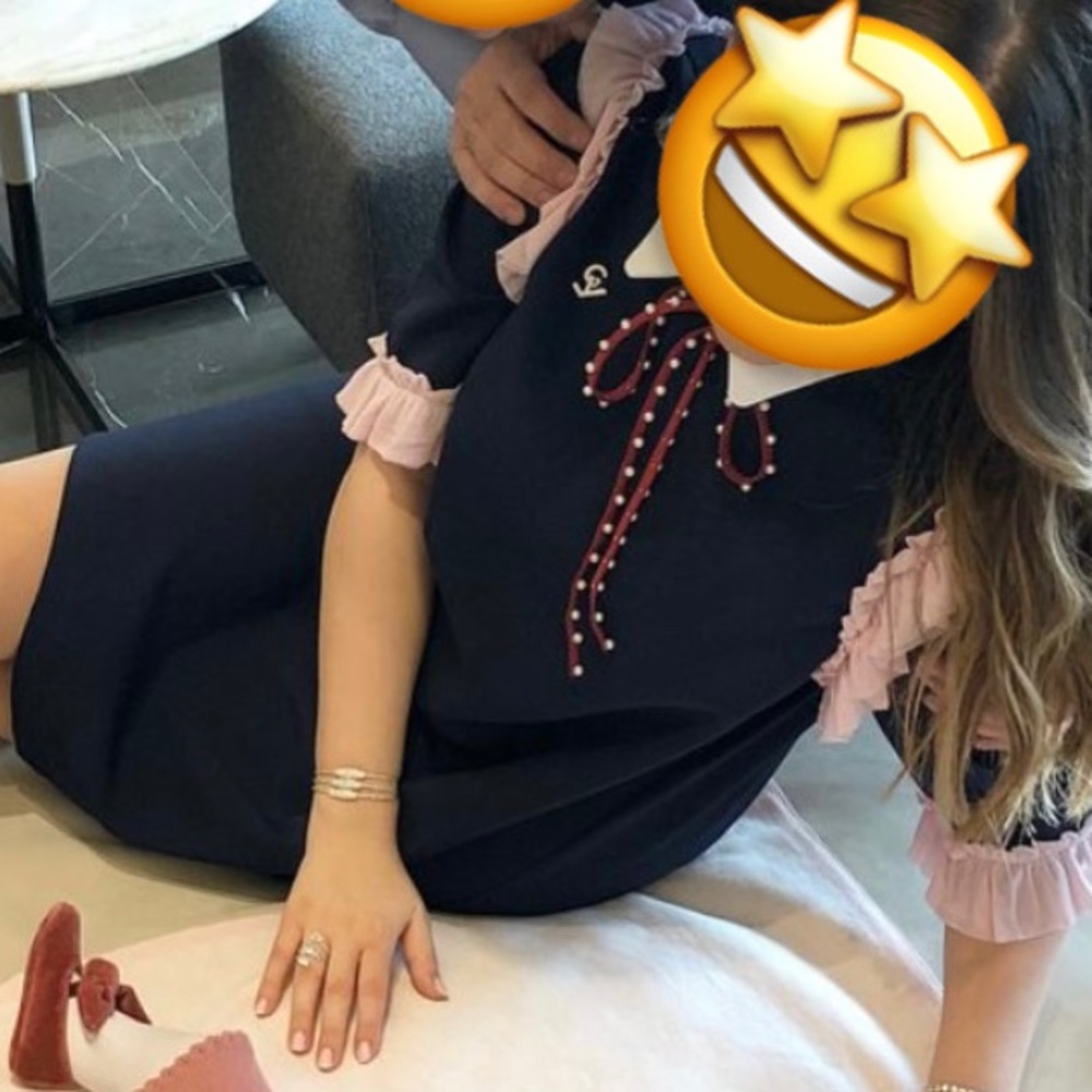 Sister Jane, Navy Blue Dress